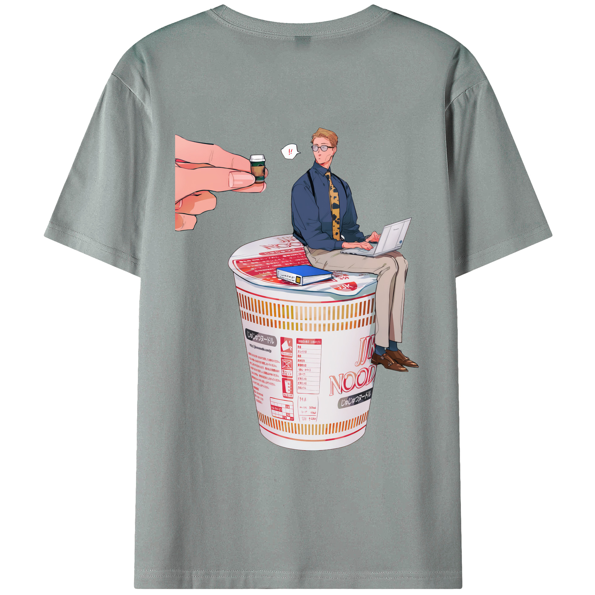 （画像用） 呪術廻戦 Jujutsu Kaisen 綿100％ メンズ半袖Tシャツ（バックプリント） 通気性